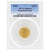 Image 1 : 1926 $2 1/2 Sesquicentennial Commemorative Gold Coin PCGS MS64+