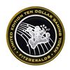 Image 2 : .999 Silver Fitzgeralds Casino & Hotel $10 Limited Edition Gaming Token