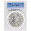 1898 $1 Morgan Silver Dollar Coin PCGS MS62