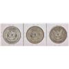 Image 2 : Lot of (3) Assorted Date $1 Morgan Silver Dollar Coins