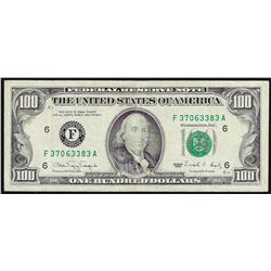 1990 $100 Federal Reserve Note