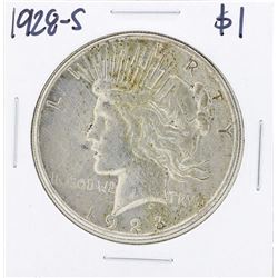 1928-S $1 Peace Silver Dollar Coin