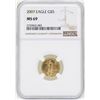 Image 1 : 2007 $5 American Gold Eagle Coin NGC MS69