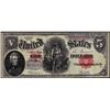 Image 1 : 1907 $5 Woodchopper Legal Tender Note