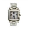 Image 1 : Chopard Happy Sport Square Stainless Steel Ladies Wristwatch