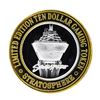 Image 2 : .999 Silver Stratosphere Las Vegas, NV $10 Casino Limited Edition Gaming Token