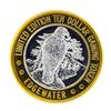 Image 1 : .999 Silver Edgewater Hotel & Casino $10 Casino Limited Edition Gaming Token