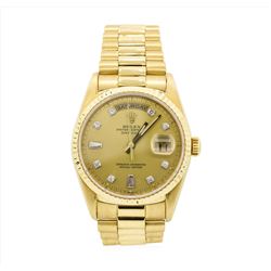 Rolex President 18KT Yellow Gold DayDate Mens Wristwatch