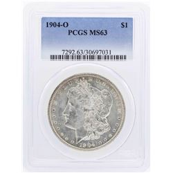 1904-O $1 Morgan Silver Dollar Coin PCGS MS63