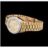 Image 3 : Ladies 18KT Yellow Gold Rolex Datejust Watch with Diamond Dial & Bezel