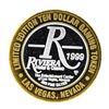 .999 Silver Riviera Hotel & Casino $10 Casino Limited Edition Gaming Token
