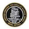 Image 2 : .999 Silver Reno Hilton Nevada $10 Casino Limited Edition Gaming Token