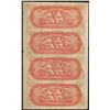 Image 2 : Uncut Sheet of $20 Citizens Bank New Orleans Obsolete Notes