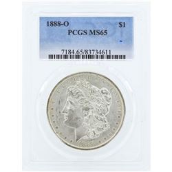 1888-O $1 Morgan Silver Dollar Coin PCGS MS65