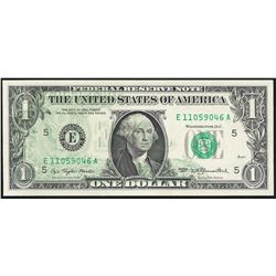 1977 $1 Federal Reserve Note ERROR Offset Printing