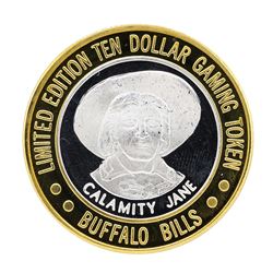 .999 Silver Buffalo Bills Resort & Casino $10 Limited Edition Gaming Token