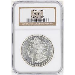 1904-O $1 Morgan Silver Dollar Coin NGC MS64