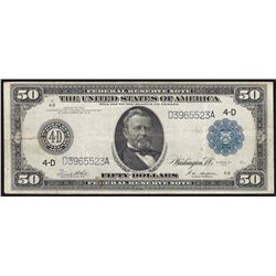 1914 $50 Federal Reserve Note
