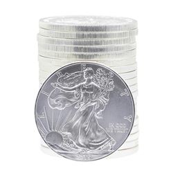 Roll of (20) 2015 $1 American Silver Eagle Brilliant Uncirculated Coins