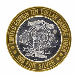 .999 Silver Whiskey Pete's Casino Jean, Nevada $10 Limited Edition Gaming Token