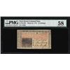 March 25, 1776 New Jersey 15 Shillings Colonial Note PMG Choice About Uncirculat
