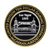 Image 1 : .999 Silver McCarran International Airport $10 Casino Limited Edition Gaming Tok