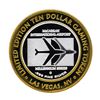Image 2 : .999 Silver McCarran International Airport $10 Casino Limited Edition Gaming Tok