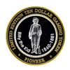 Image 1 : .999 Silver Pioneer Hotel & Gambling Hall $10 Casino Limited Edition Gaming Toke