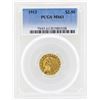 Image 1 : 1913 $2 1/2 Indian Head Quarter Eagle Gold Coin NGC MS61