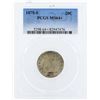1875-S Seated Liberty Twenty Cent Piece Coin PCGS MS64+