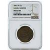 Image 1 : 1841 Hard Times Token HT-22 Daniel Webster NGC MS62BN