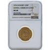 1974 Dominican Republic 30 Pesos Central American Games Gold Coin NGC MS68
