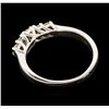 Image 3 : 14KT White Gold 0.40 ctw Diamond Ring