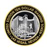 Image 2 : .999 Silver Las Vegas Club $10 Limited Edition Casino Gaming Token