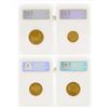 Image 2 : Set of (4) 1897-1904 Russian Roubles Gold Coins NGC Graded