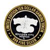 .999 Silver Gold Strike Inn Boulder City, Nevada $10 Limited Edition Casino Gami