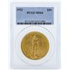 1922 St. Gaudens Double Eagle Gold Coin PCGS MS64