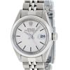 Rolex Ladies Stainless Steel Silver Index Smooth Bezel Jubilee Band Datejust Wri