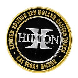 .999 Silver Hilton Las Vegas, Nevada $10 Casino Limited Edition Gaming Token