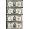 Image 1 : Lot of (4) 1953A $5 Legal Tender Notes