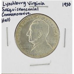 1936 Lynchburg Virginia Sesquicentennial Commemorative Half Dollar Coin