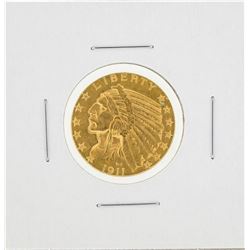 1911-S $5 Indian Head Half Eagle Gold Coin