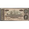 Image 1 : 1864 $20 Confederate States of America Note