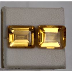 7.83ct Natural citrine emerald cut