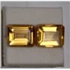 Image 1 : 7.83ct Natural citrine emerald cut