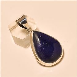 Blue Lapis Pendant Solid Sterling Silver