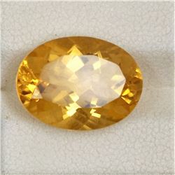 8.45ct Natural citrine oval cut