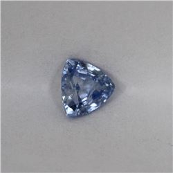 0.66ct Natural ceylon blue Sapphire trillion cut