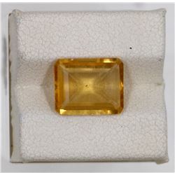 3.33ct Natural citrine emerald cut