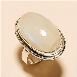 Moonstone RING Solid Sterling Silver